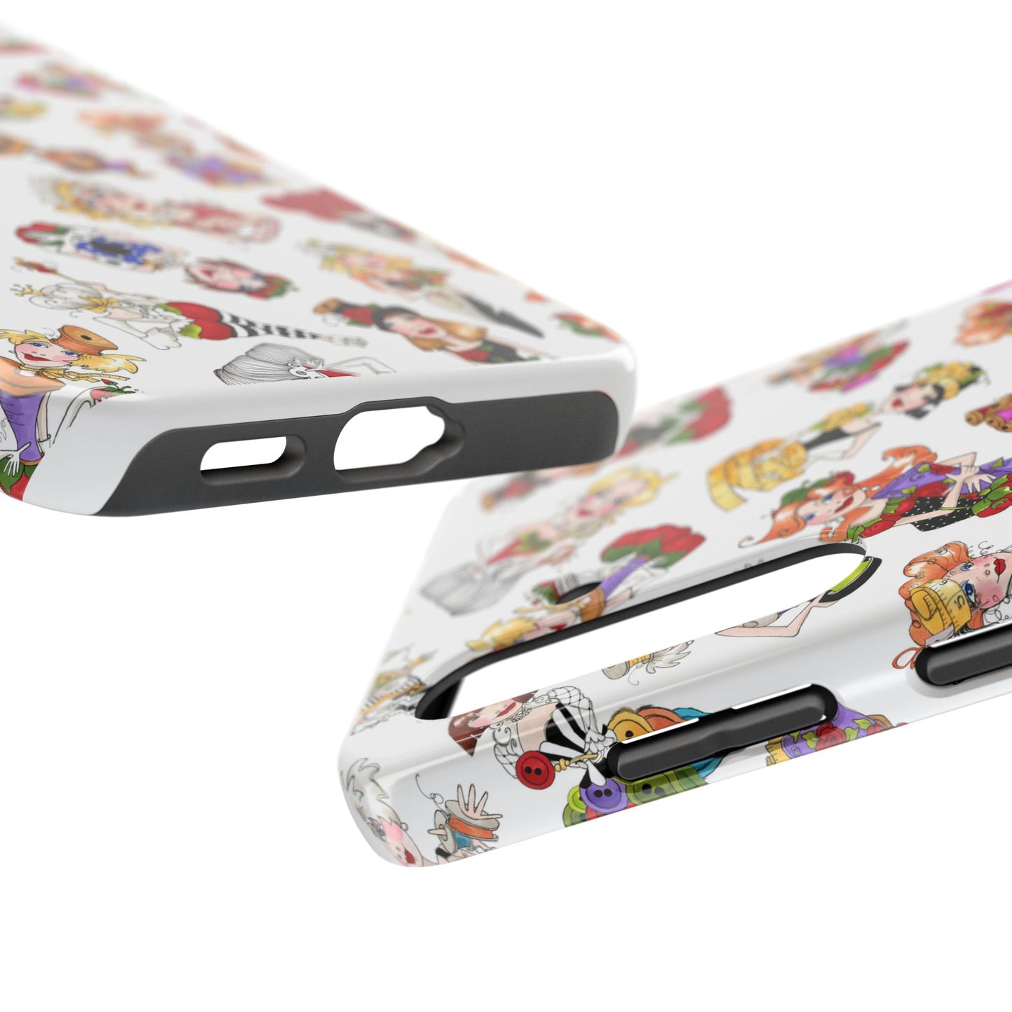 Curious Toss White Phone Case