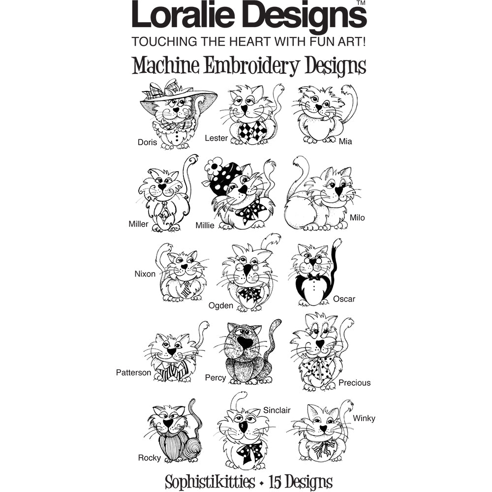 Sophistikitties Machine Embroidery Design Collection - FLASH DRIVE