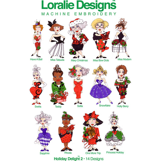 Holiday Delight 2 Machine Embroidery Design Collection - DOWNLOAD