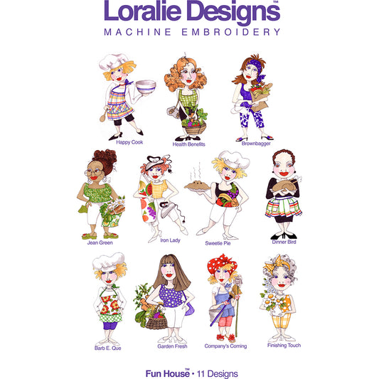 Fun House Machine Embroidery Design Collection - DOWNLOAD