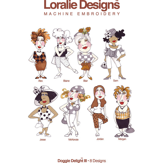 Doggie Delight 3 Machine Embroidery Design Collection - DOWNLOAD
