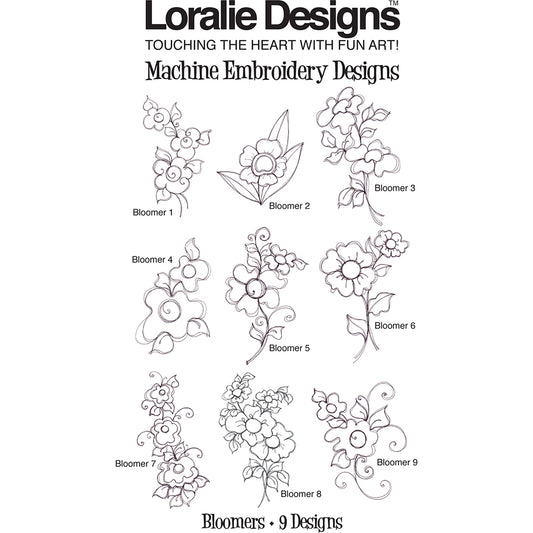 Bloomers Machine Embroidery Design Collection - DOWNLOAD