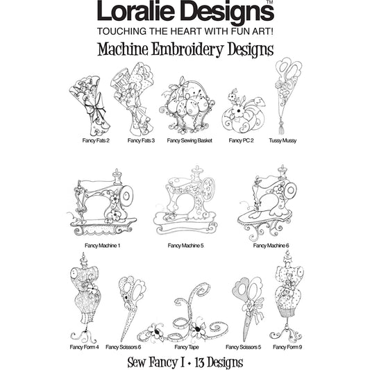 Sew Fancy 1 Machine Embroidery Design Collection - FLASH DRIVE