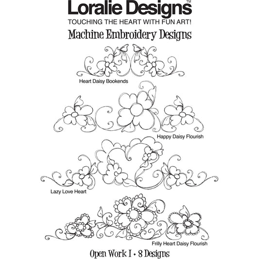 Open Work 1 Machine Embroidery Design Collection - FLASH DRIVE
