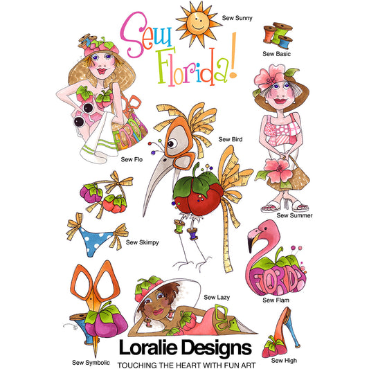  Sew Florida 1 Machine Embroidery Design Collection - FLASH DRIVE