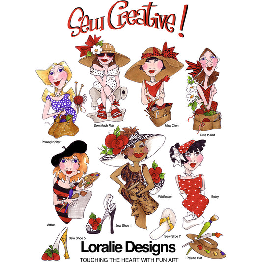 Sew Creative! Machine Embroidery Design Collection - FLASH DRIVE
