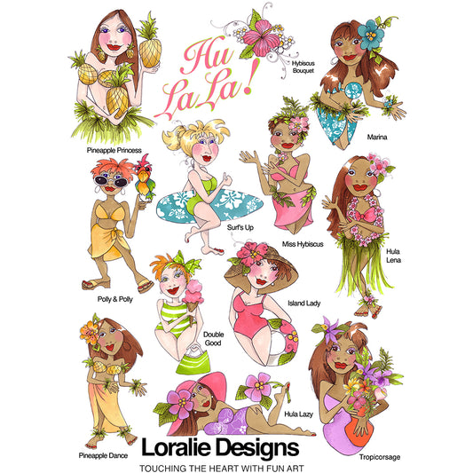Hu LaLa! Machine Embroidery Design Collection - FLASH DRIVE