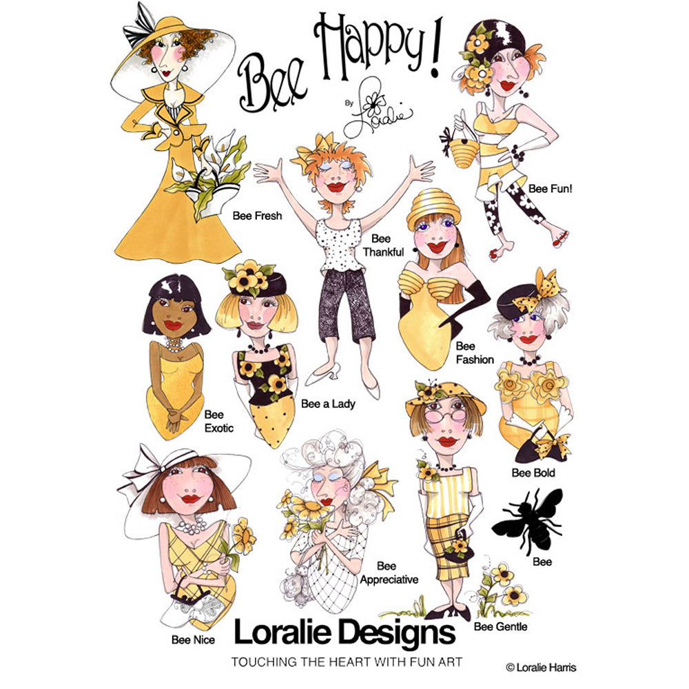 Bee Happy! 1 Machine Embroidery Design Collection - FLASH DRIVE