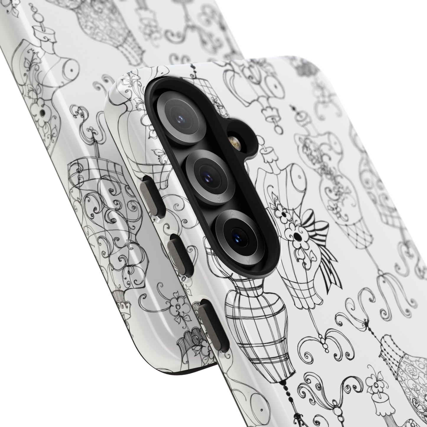 Mannequinique White / Black Phone Case