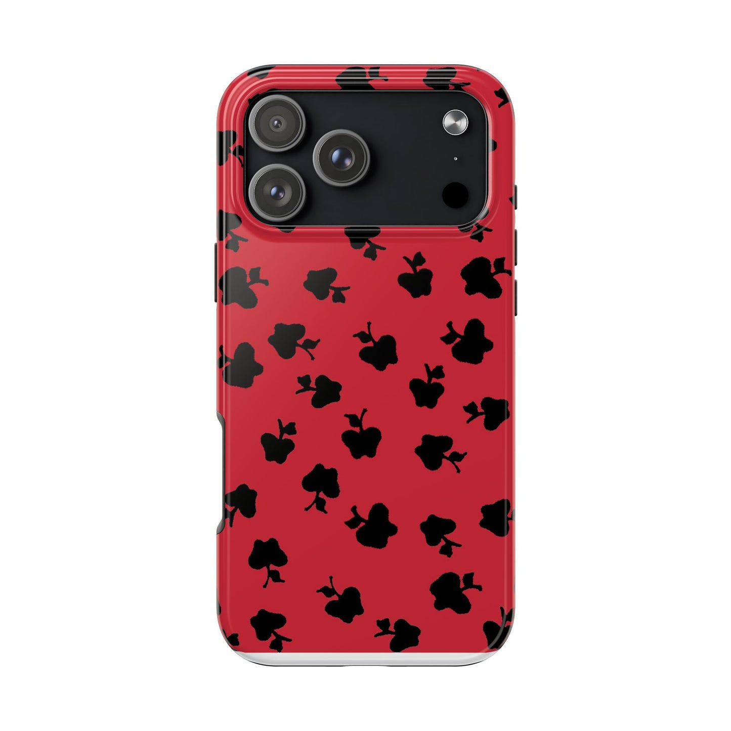 Happy Apples Red / Black Phone Case