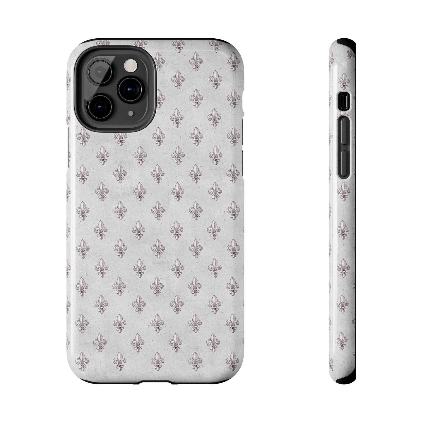 Fleurs Silver Phone Case