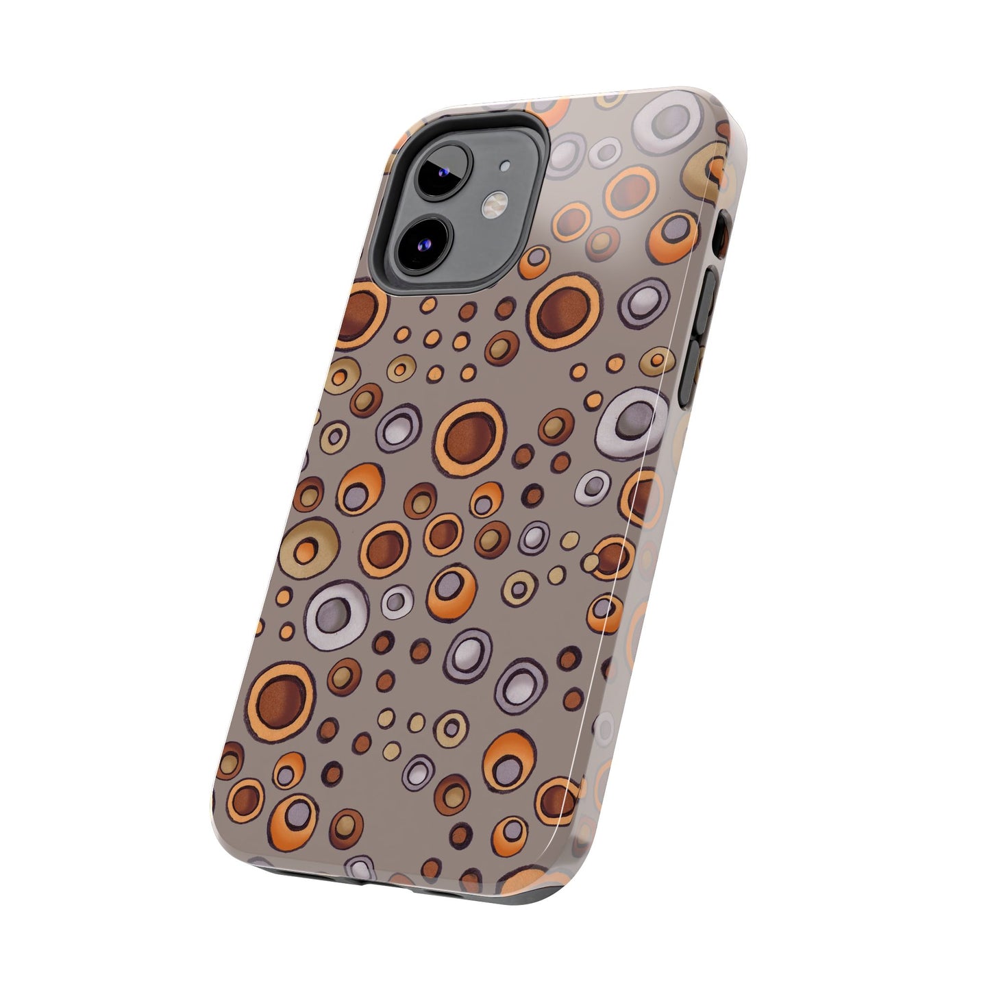 Doggy Dots Gray Phone Case