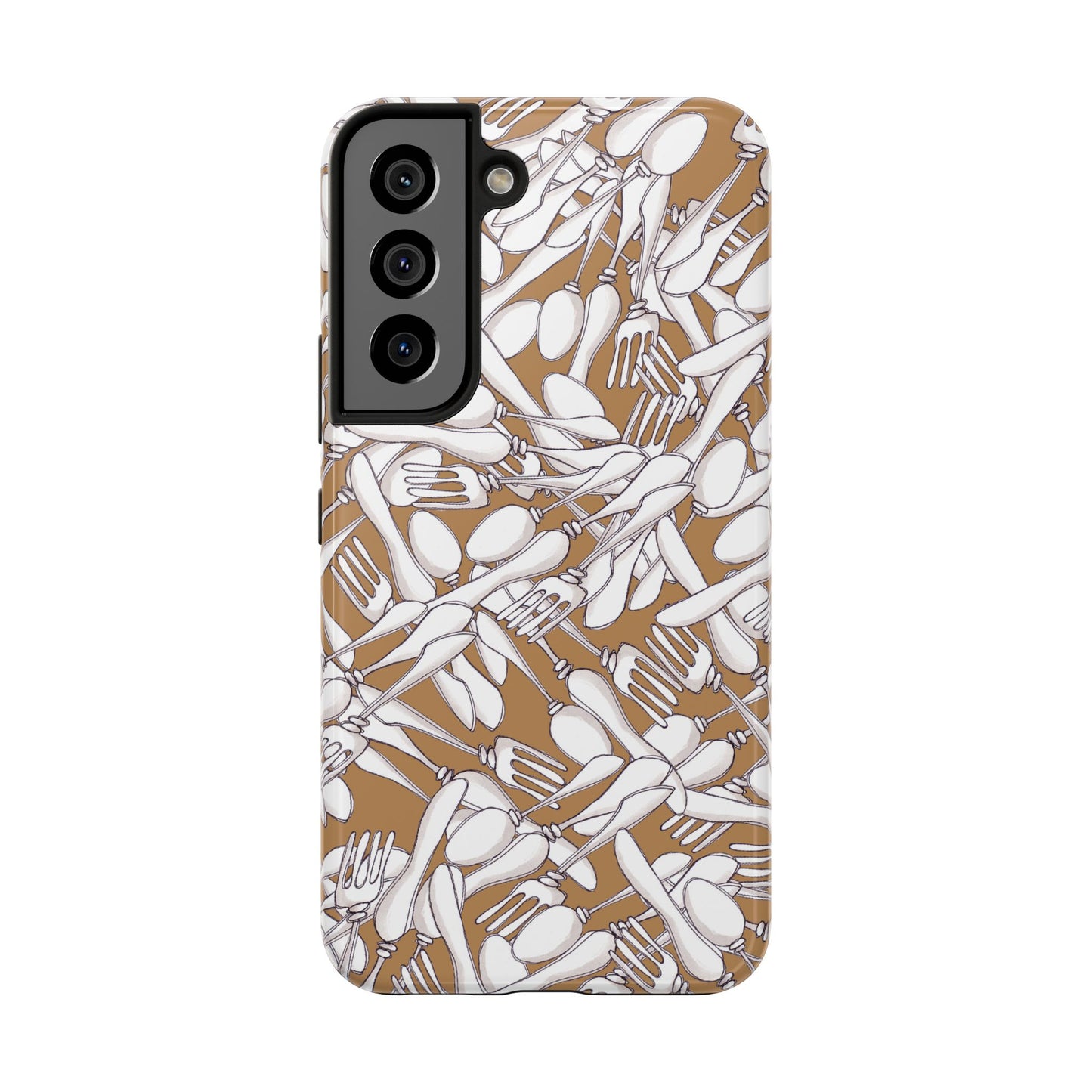 Silverware Wars Brown Phone Case