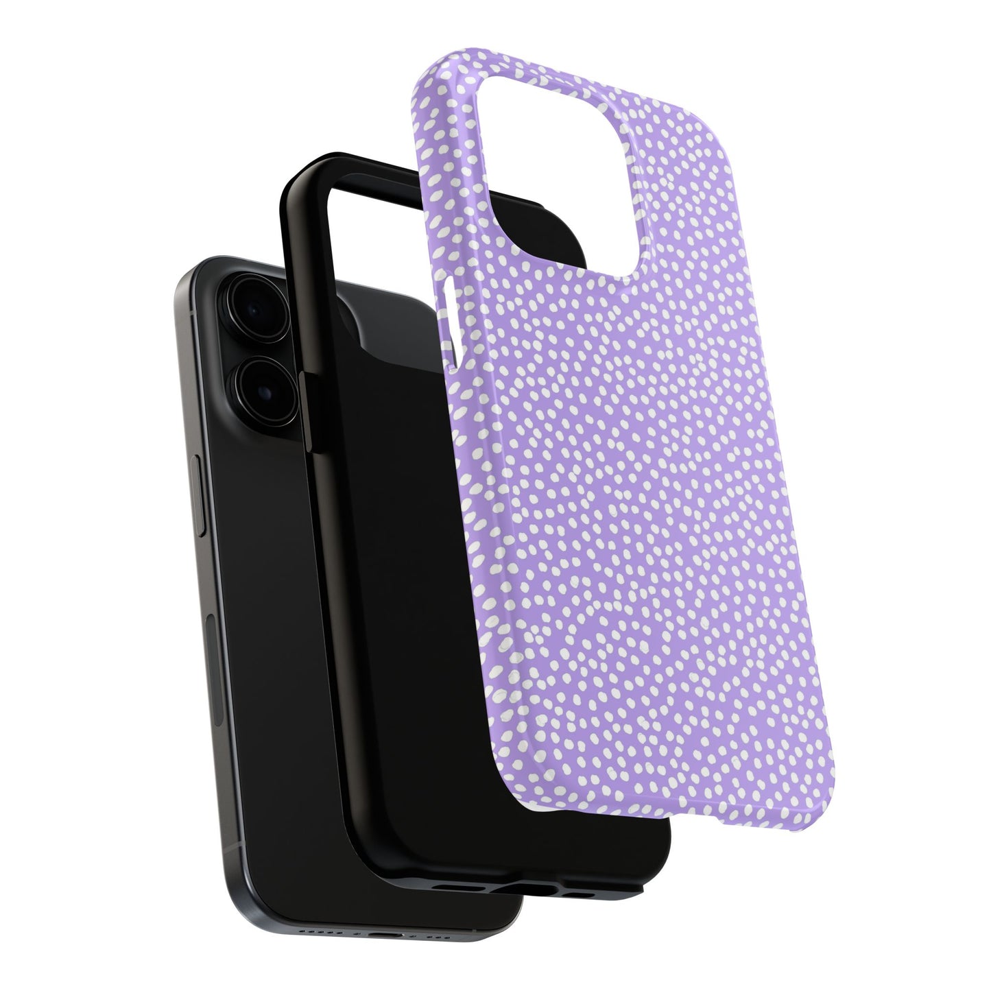 Bitty Dots Lilac / White Phone Case