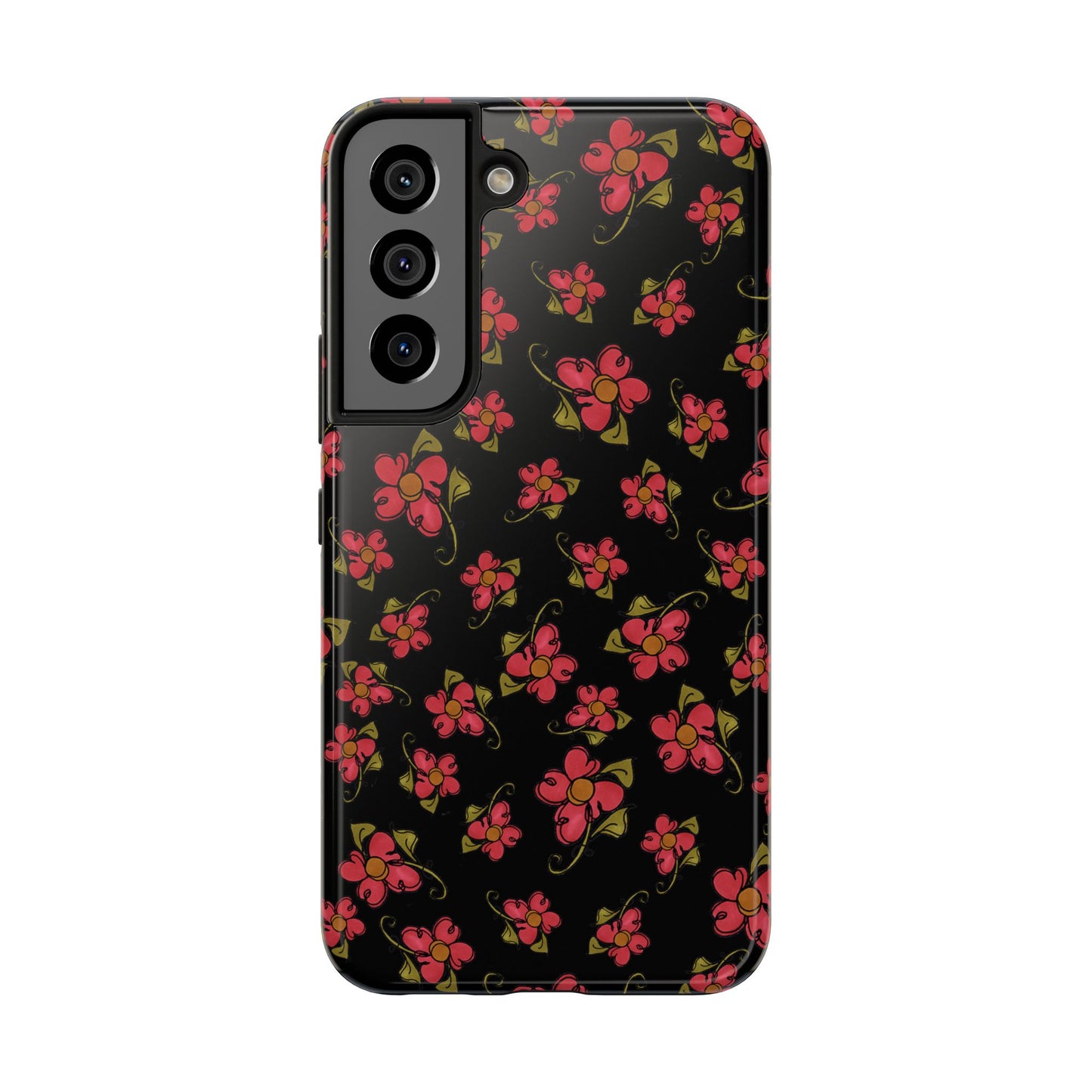 Daisy Caper Black Phone Case