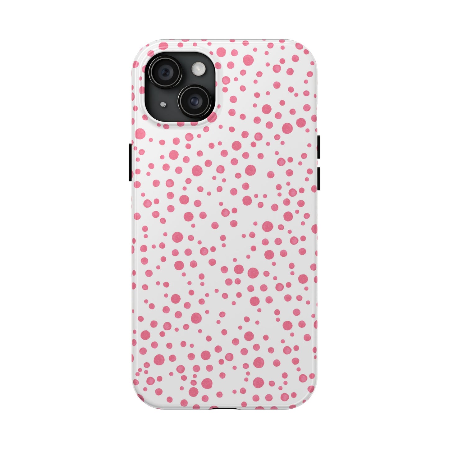 Balloon Dots White / Pink Phone Case