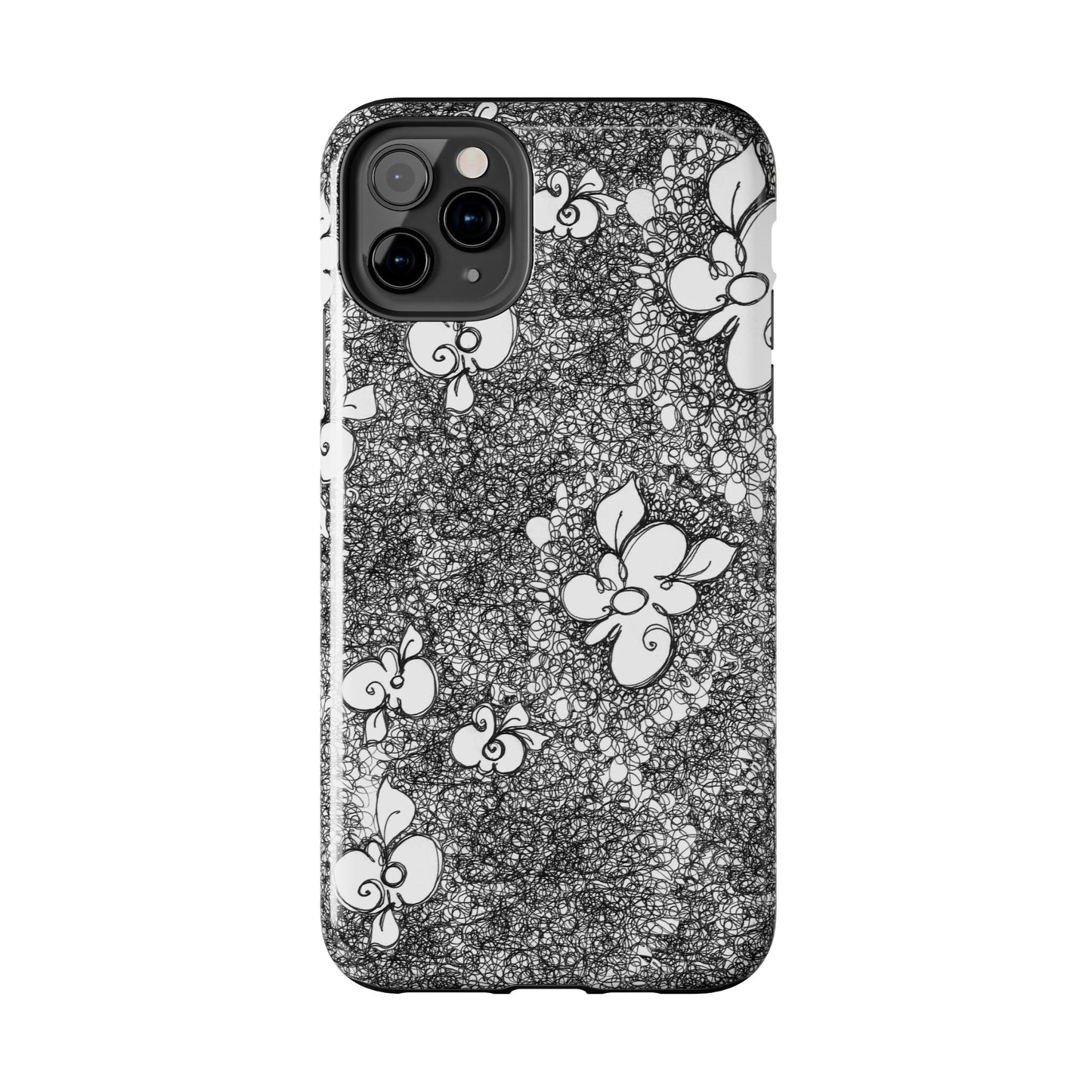 Flower Scribbles Phone Case