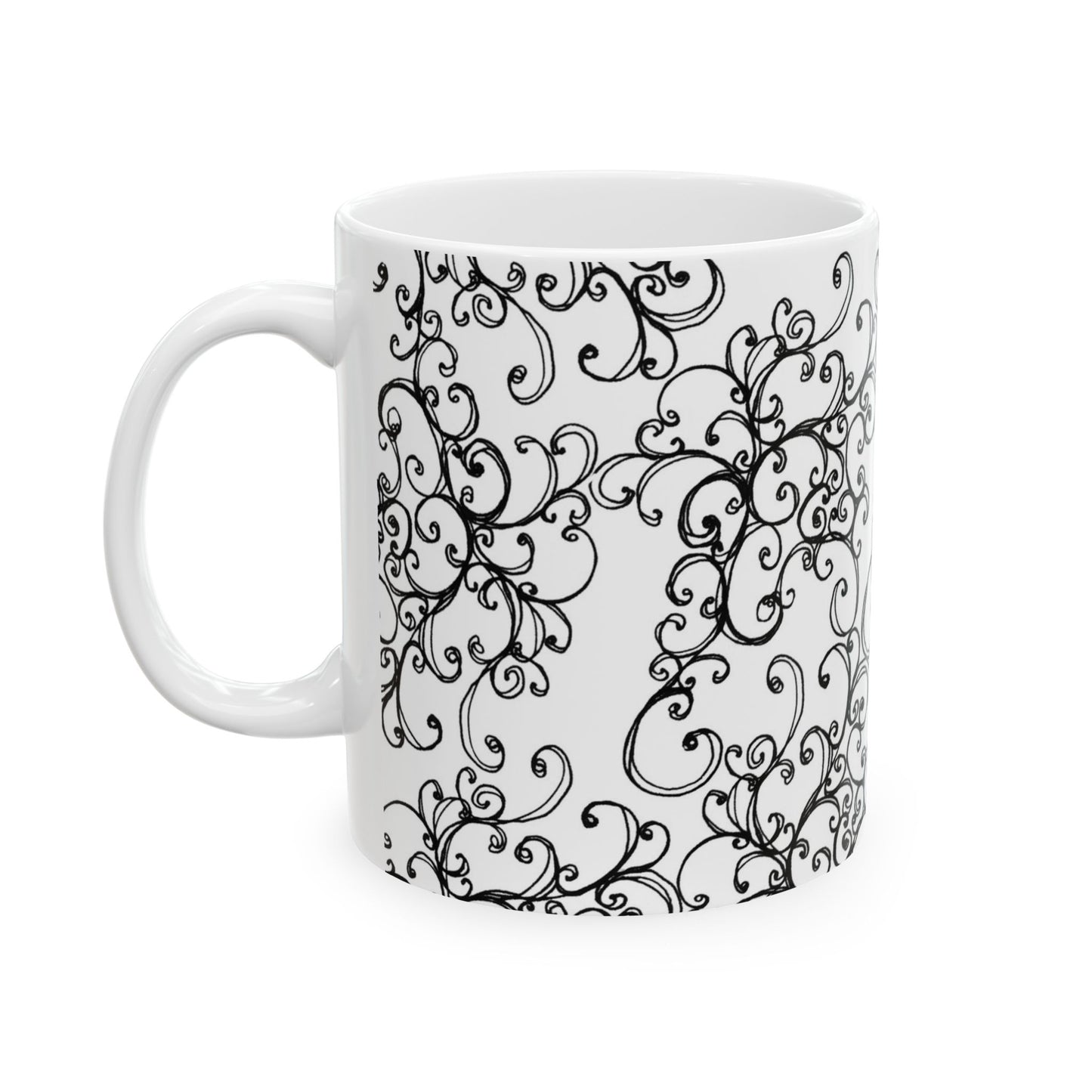 Poodle Scroll Cup