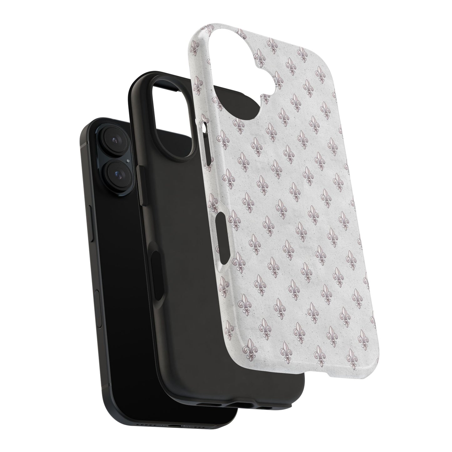 Fleurs Silver Phone Case