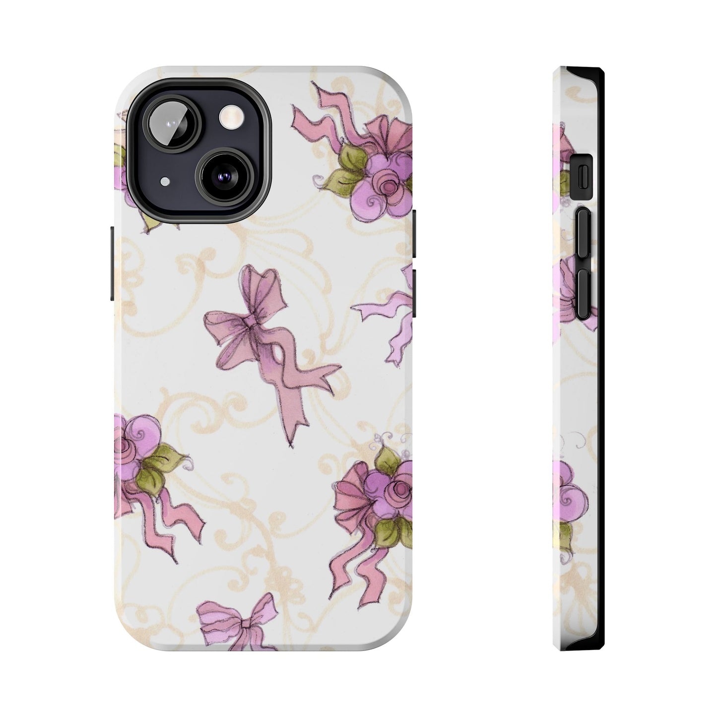 Flower Model Bow Flowers Phone Case