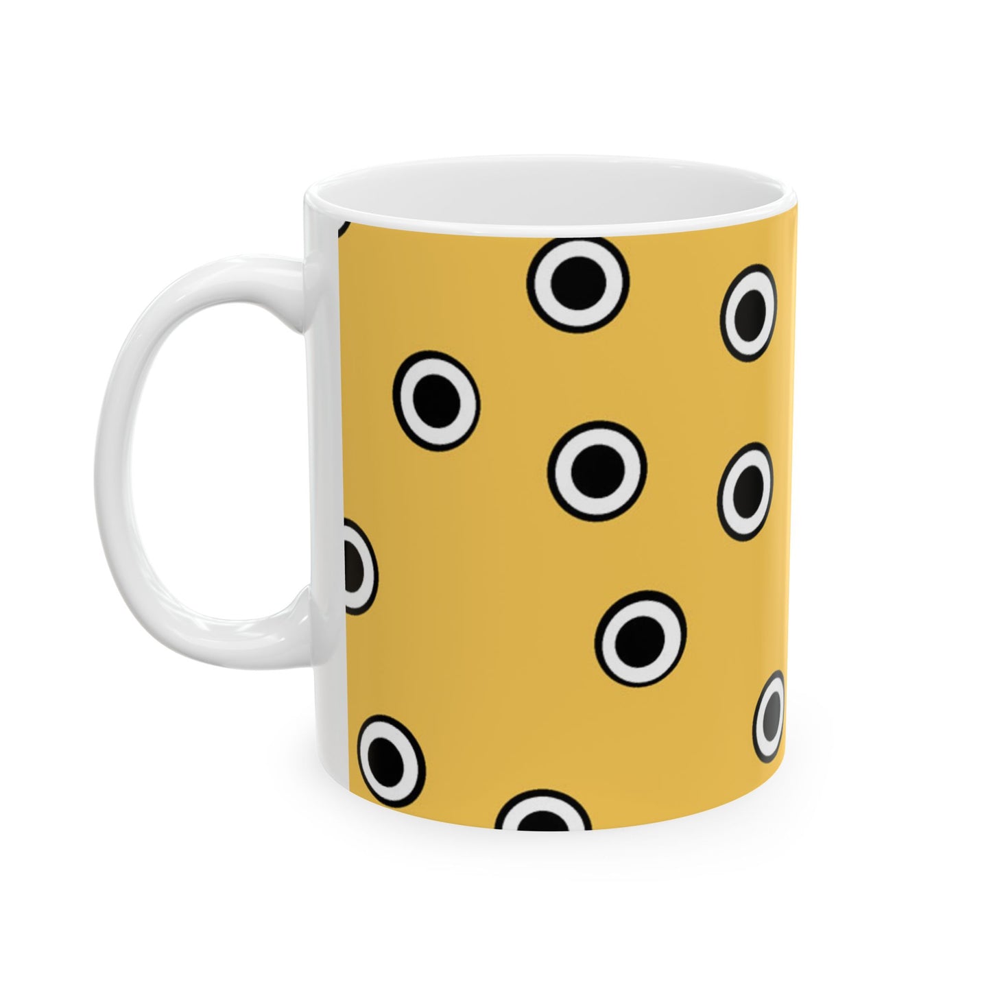 CD Dots Yellow / Black Cup
