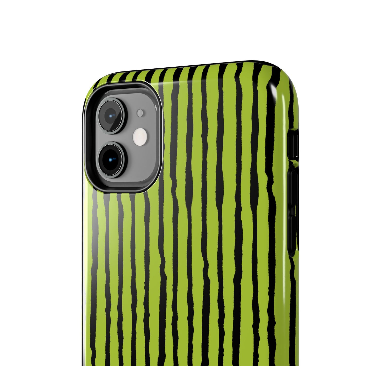 Sorta Stripe Green / Black Phone Case