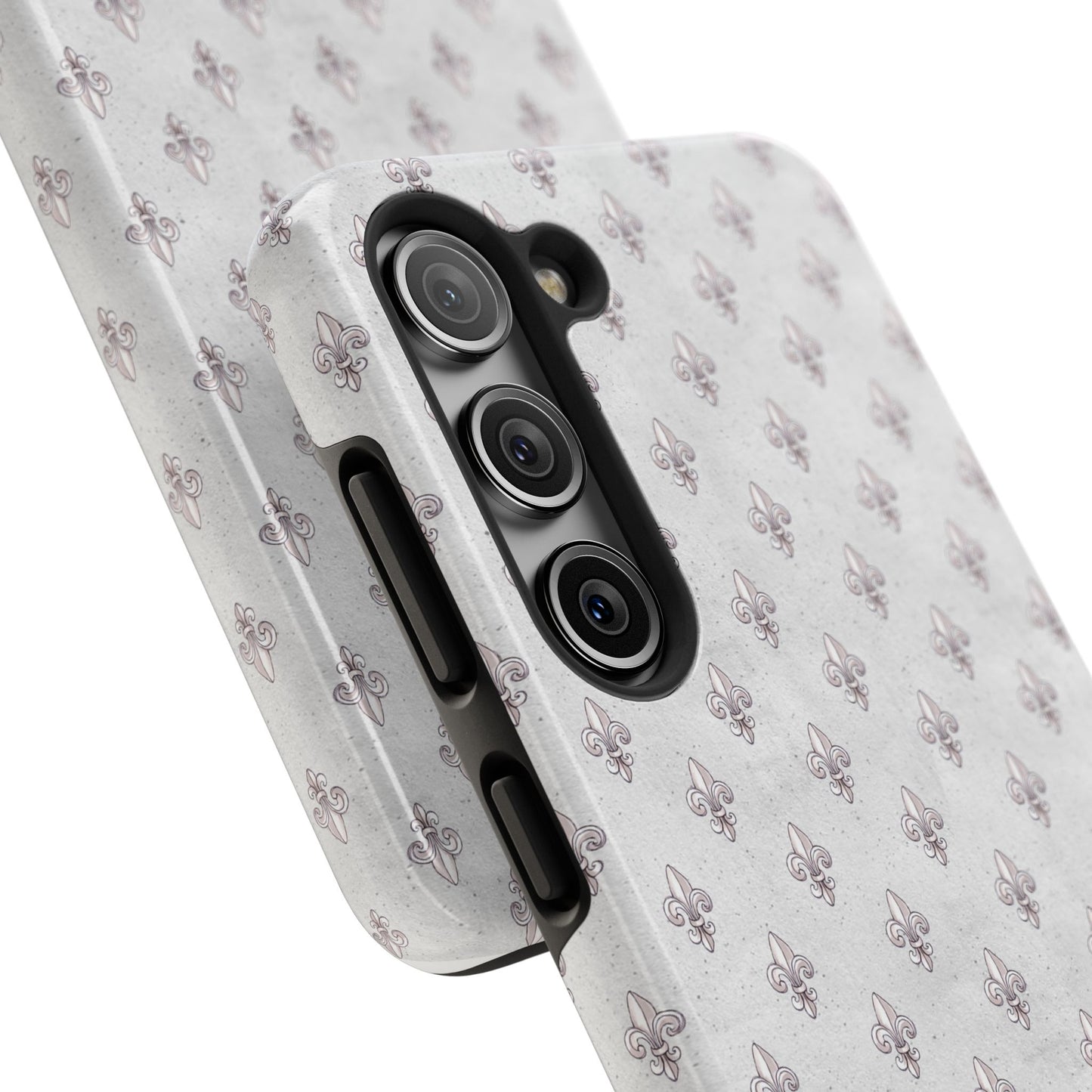 Fleurs Silver Phone Case