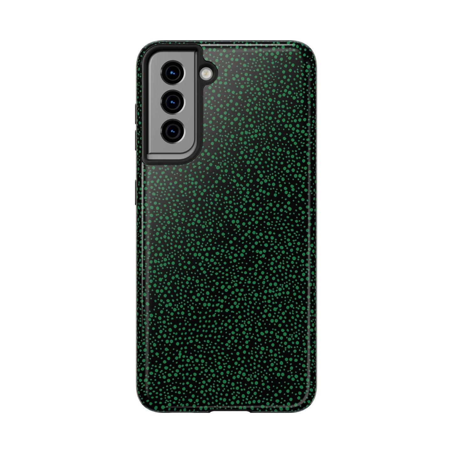 Confetti Black / Green Phone Case