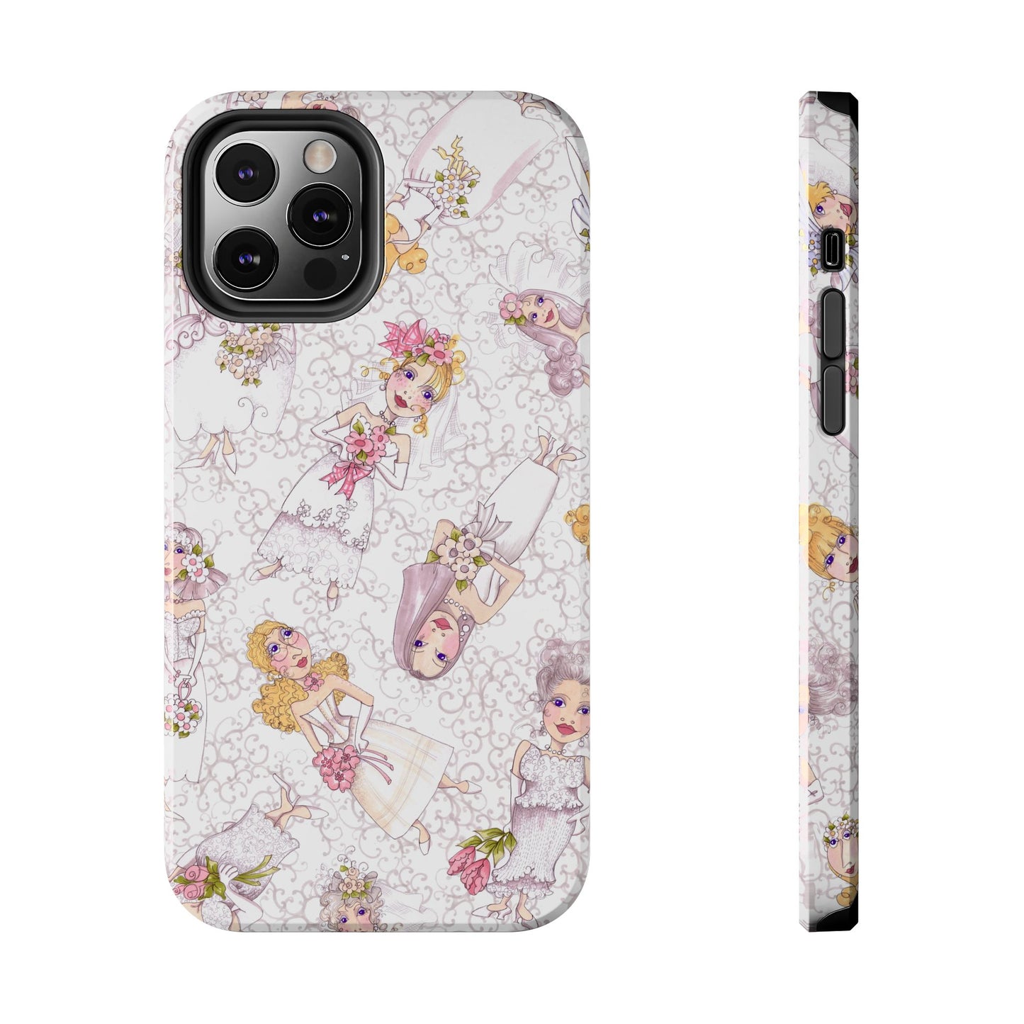 Bridal Scroll Phone Case