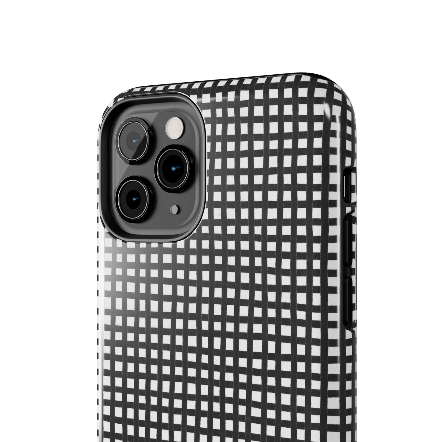 Chipper Check Black / White Phone Case