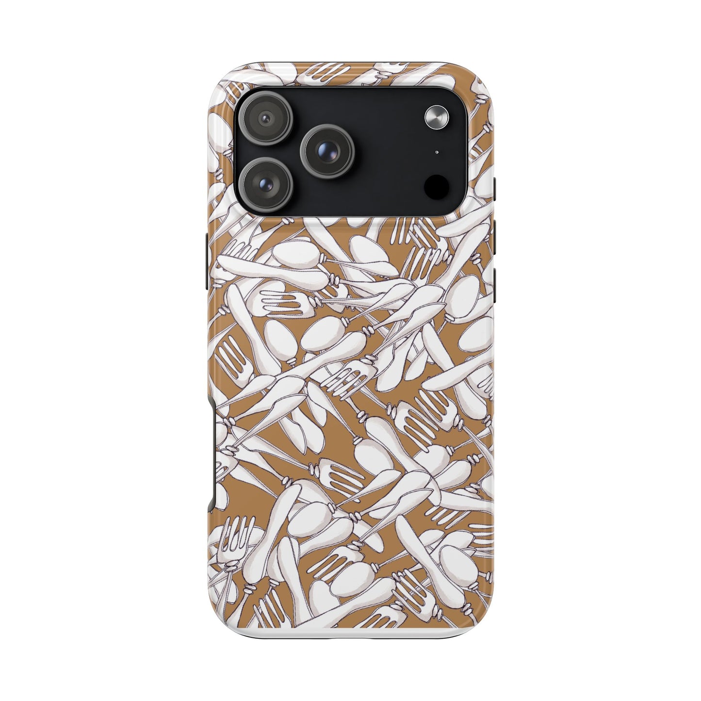 Silverware Wars Brown Phone Case