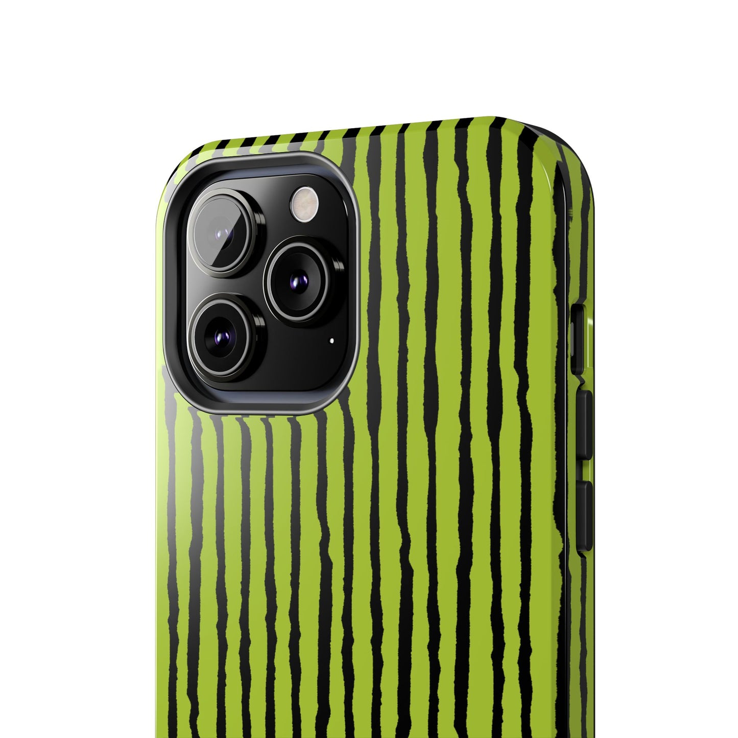 Sorta Stripe Green / Black Phone Case