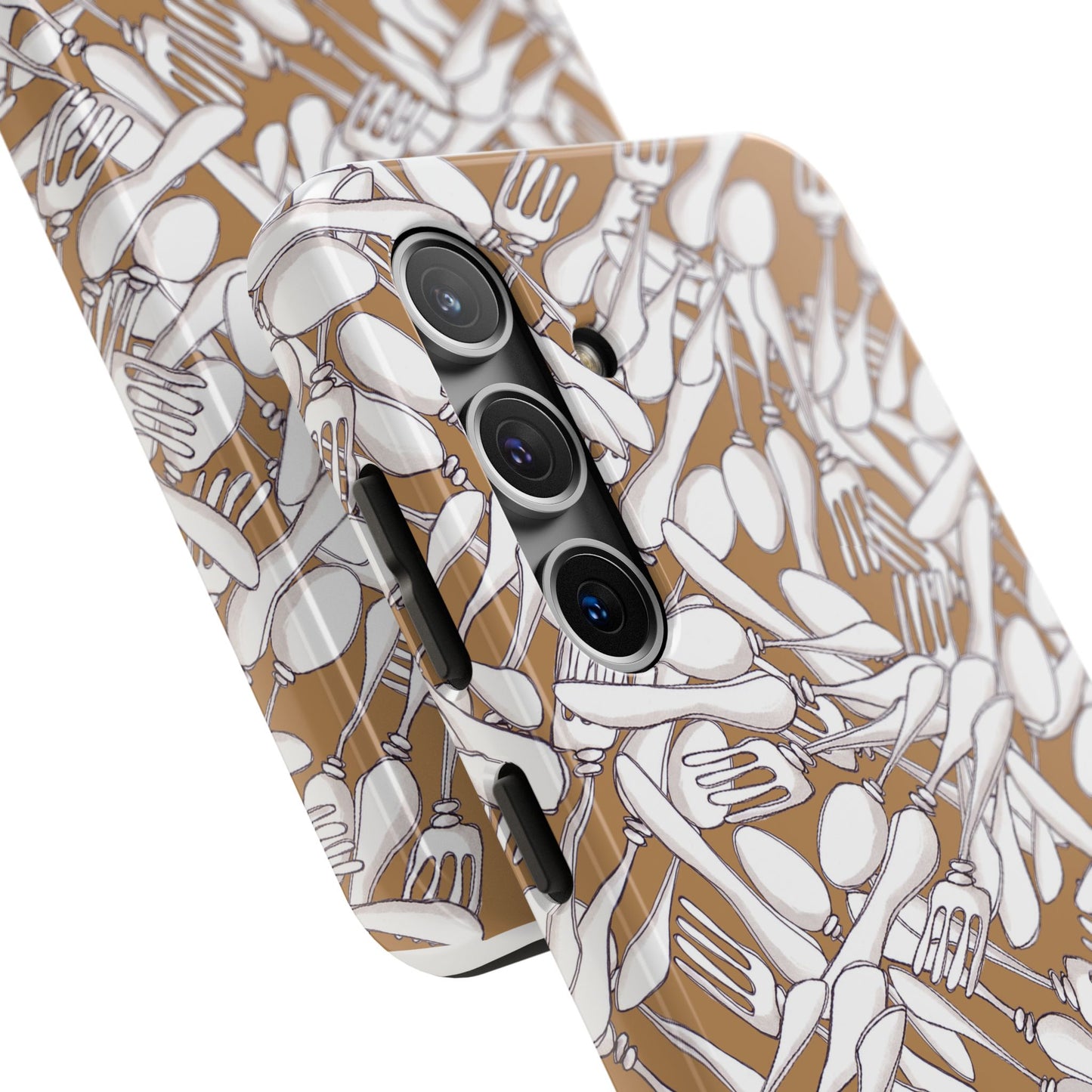 Silverware Wars Brown Phone Case