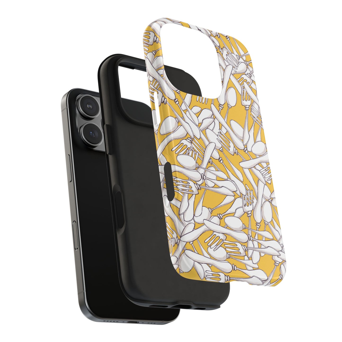 Silverware Wars Yellow Phone Case