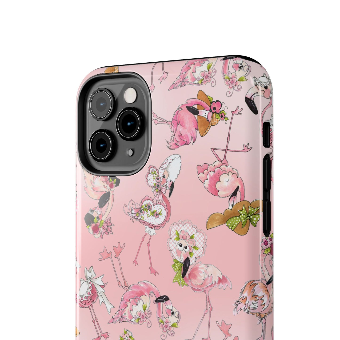 Tossed Flams Pink Phone Case