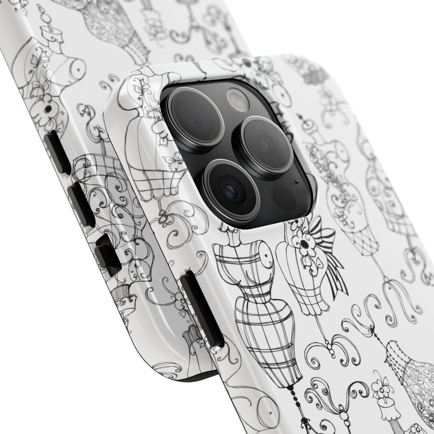 Mannequinique White / Black Phone Case