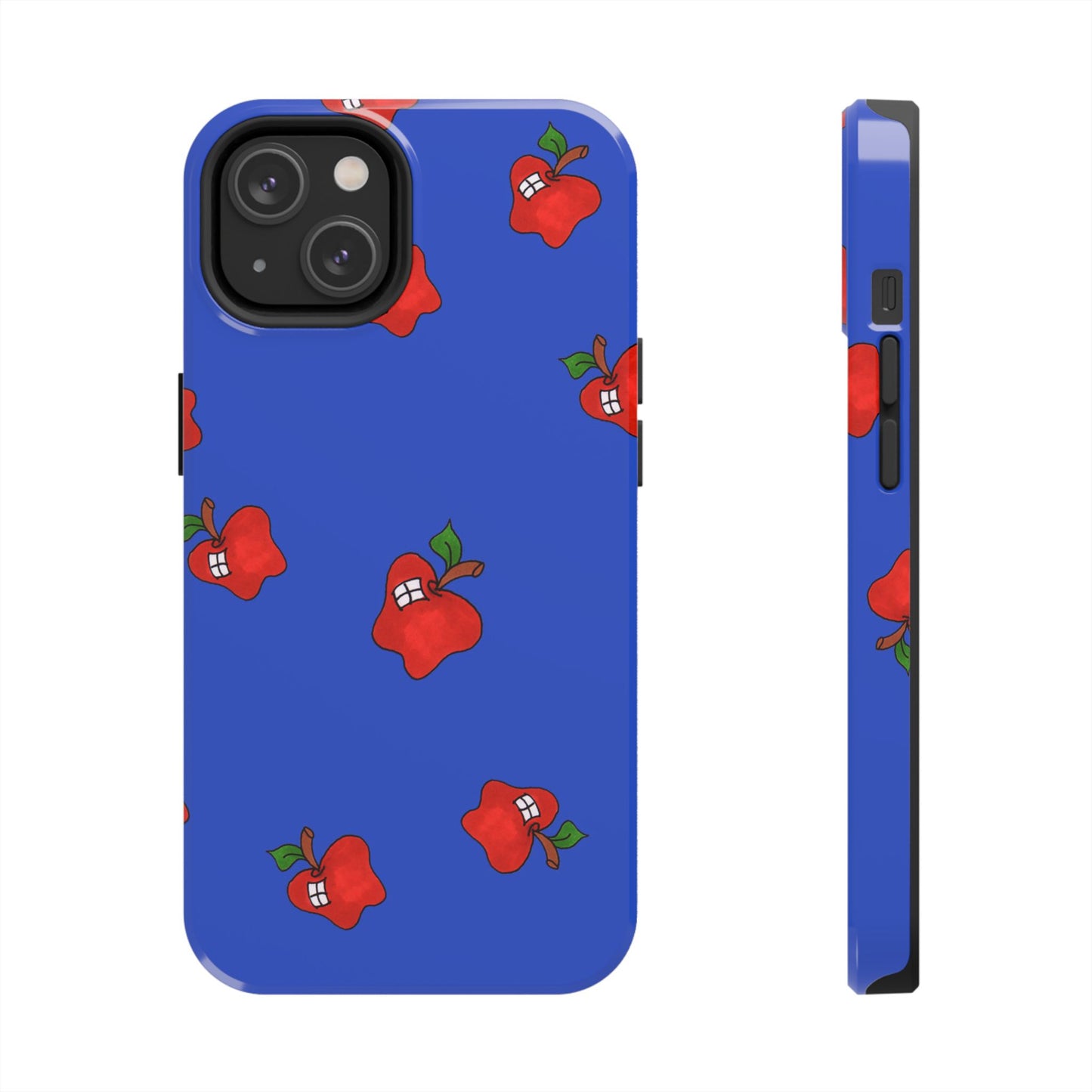Flying Apples Blue Phone Case