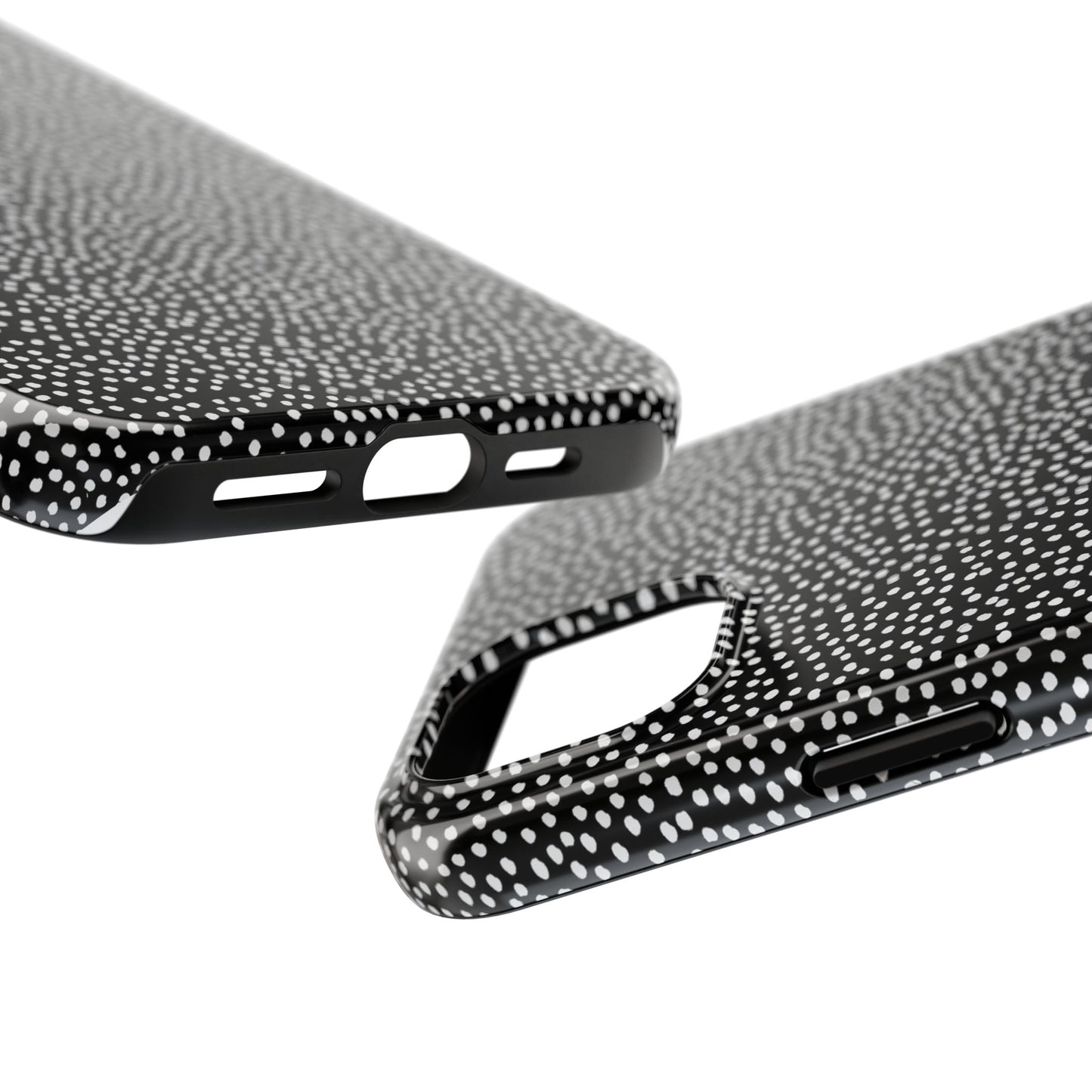 Baby Dots Black / White Phone Case