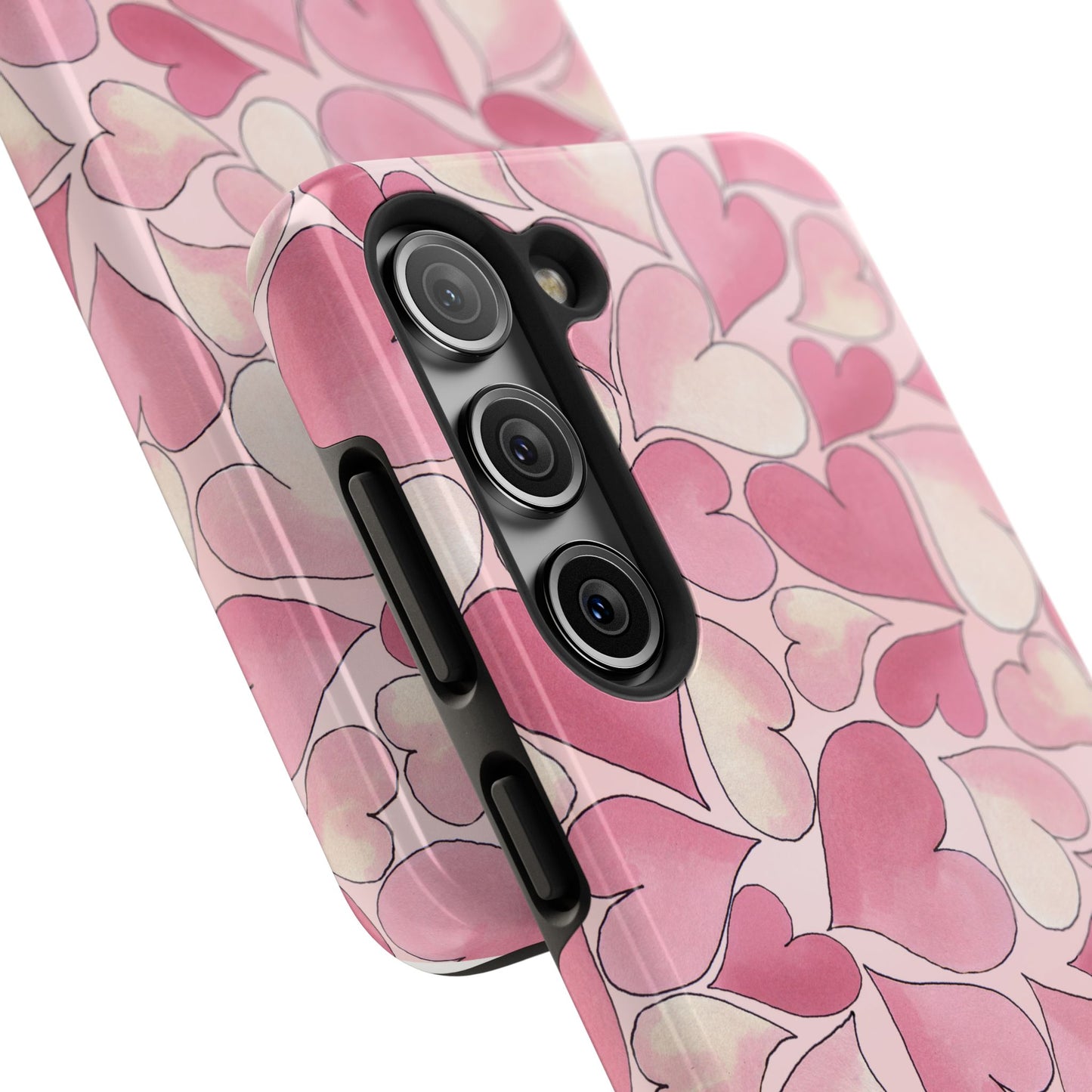 Hearts Pink Sky Phone Case