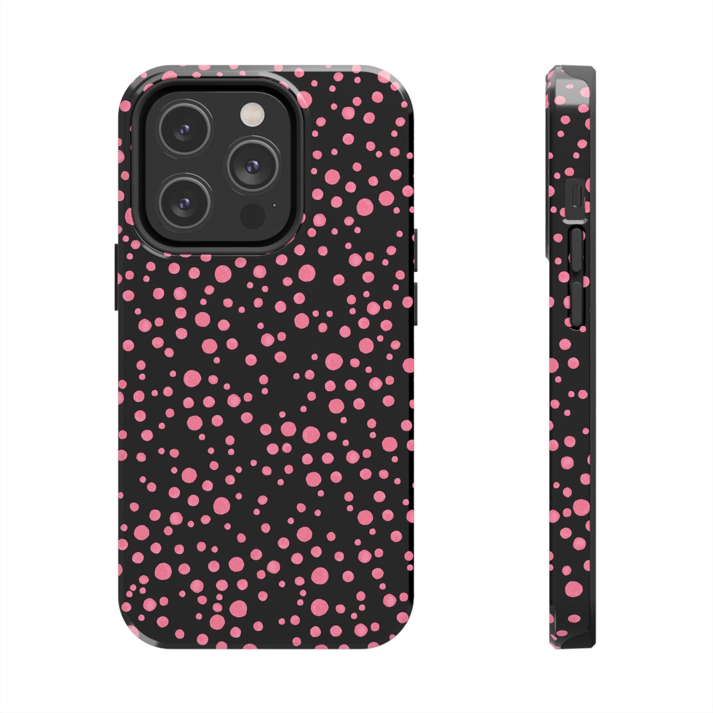 Balloon Dots Black / Pink Phone Case