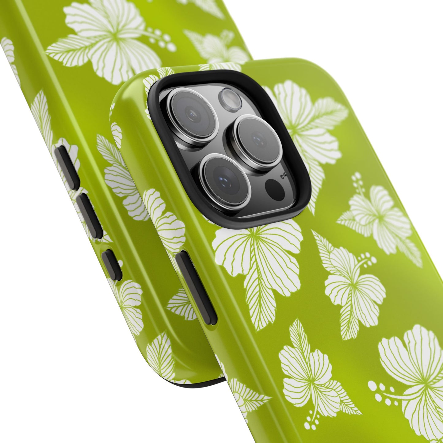 Hibiscus Green Phone Case