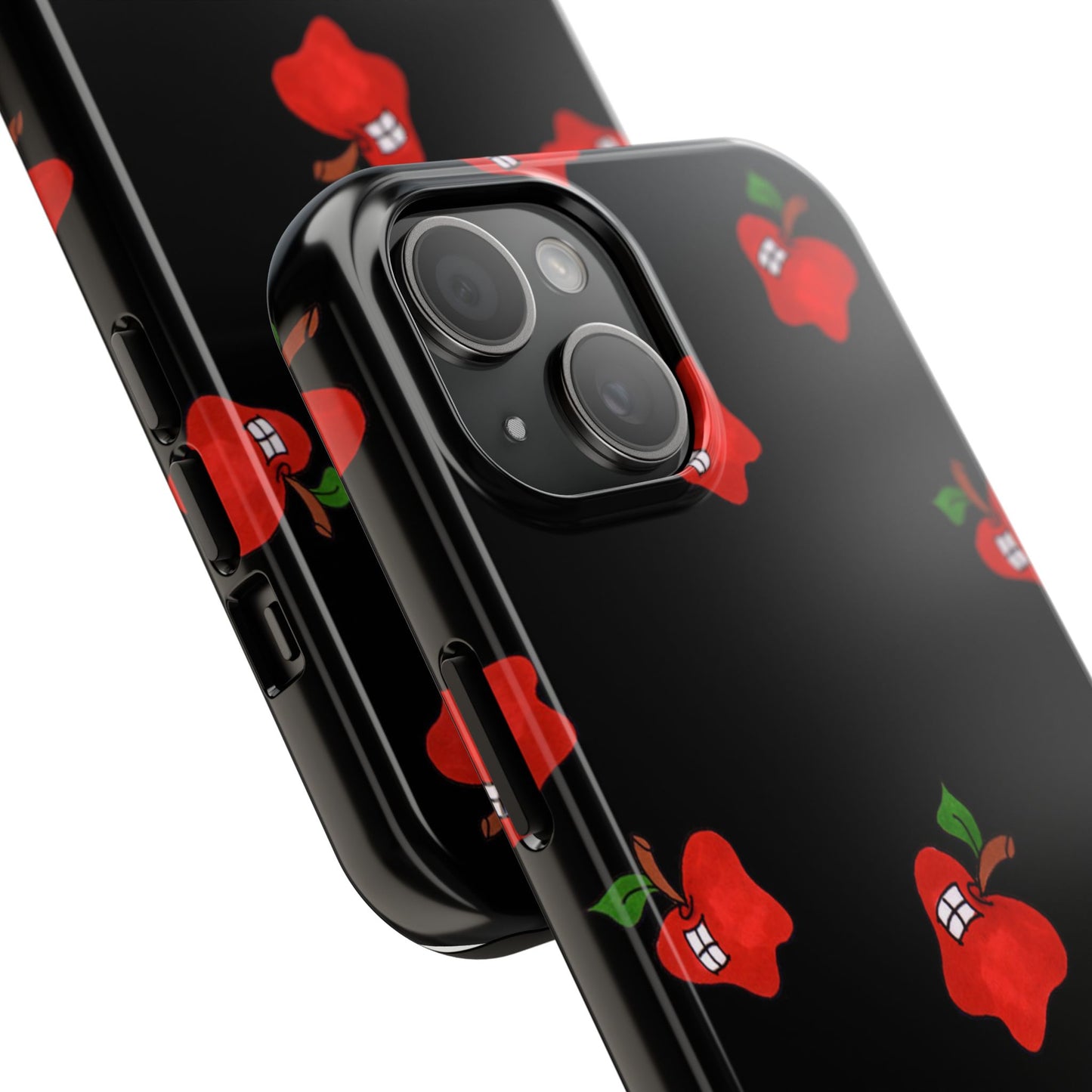 Flying Apples Black Phone Case