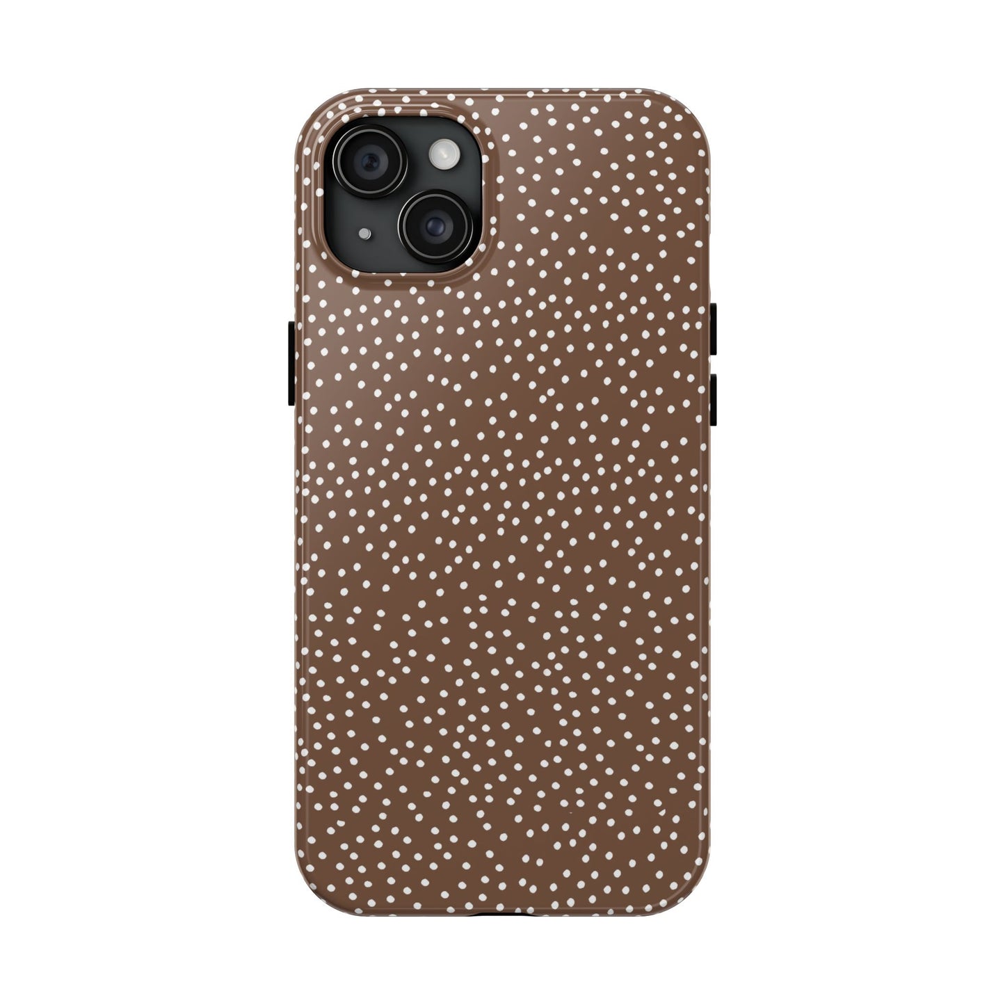 Dottible Chocolate / White Phone Case