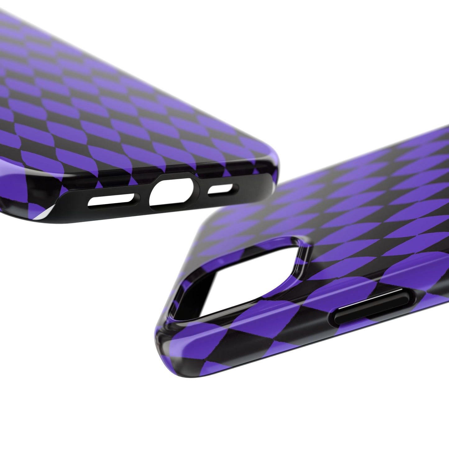 Diamond Purple / Black Phone Case