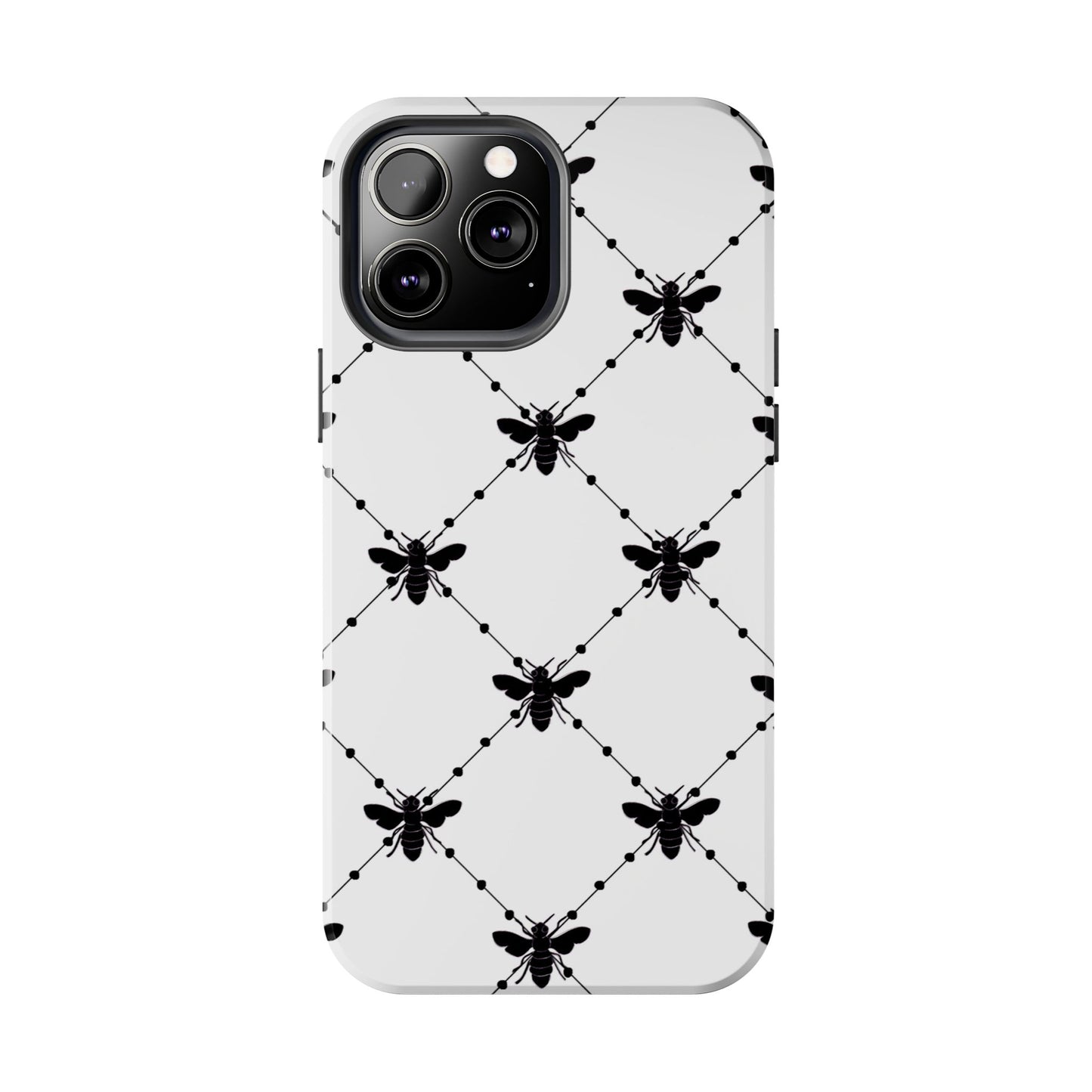 Beaded Bees White Phone Case