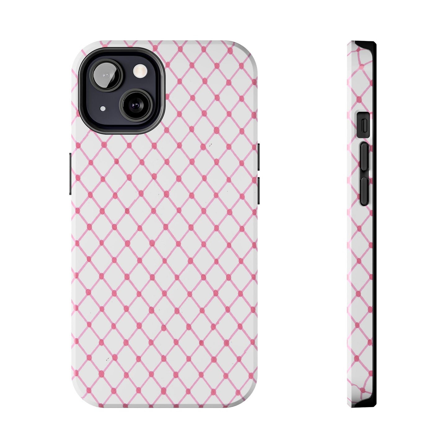 Diamond White / Pink Phone Case