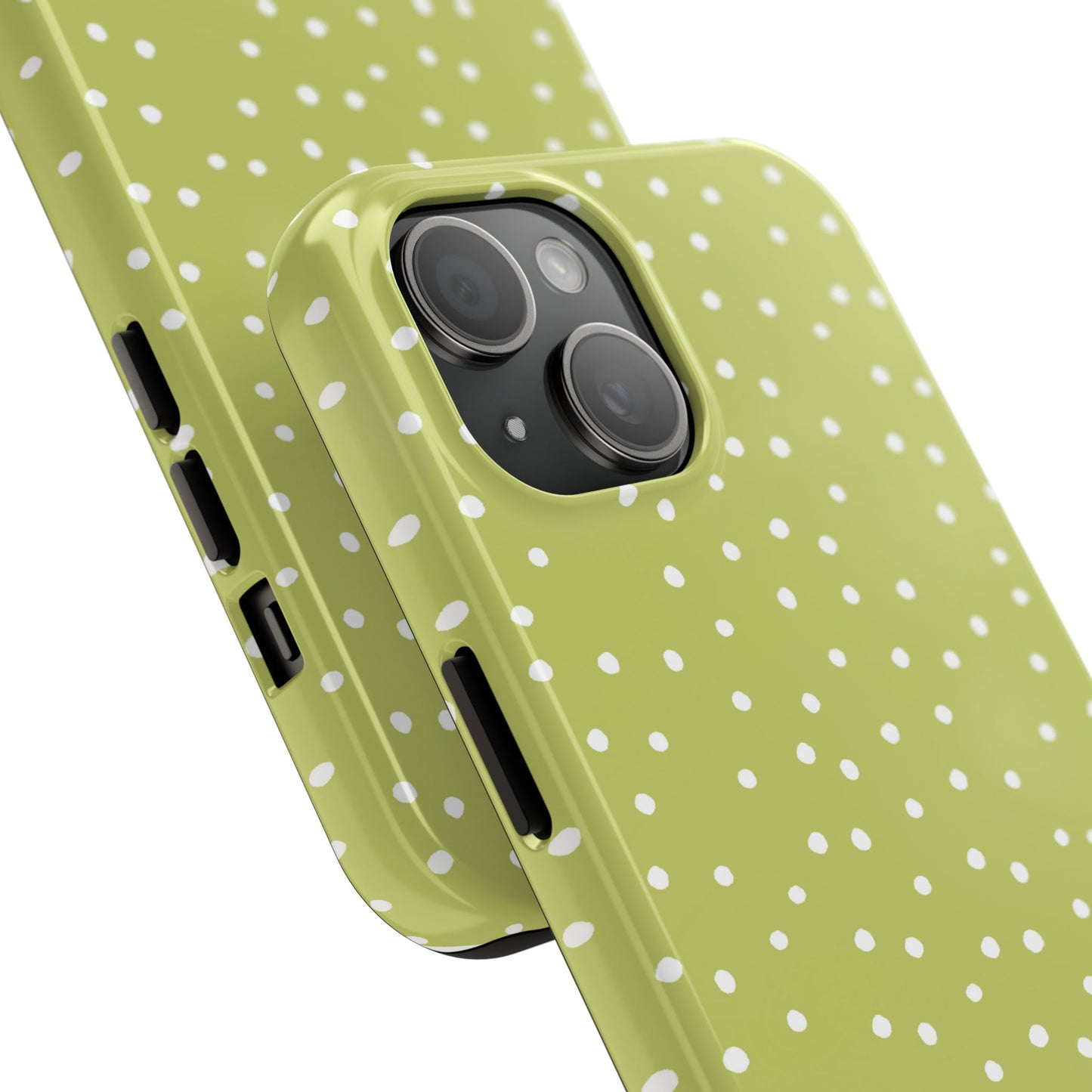 Dinky Dots Green / White Phone Case