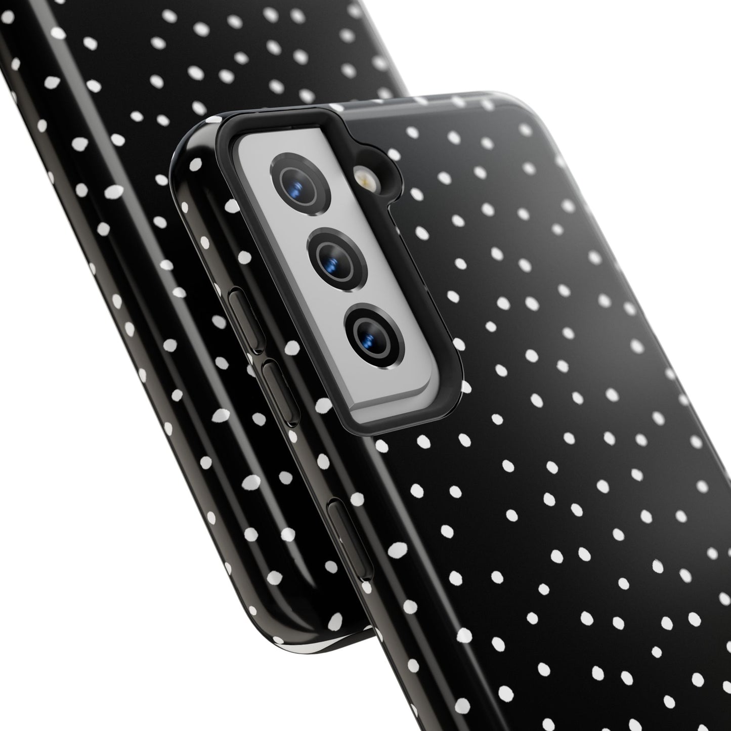 Dinky Dots Black / White Phone Case