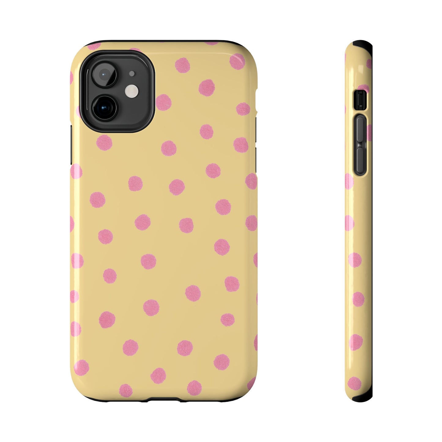 Medium Dots Sunshine / Pink Phone Case