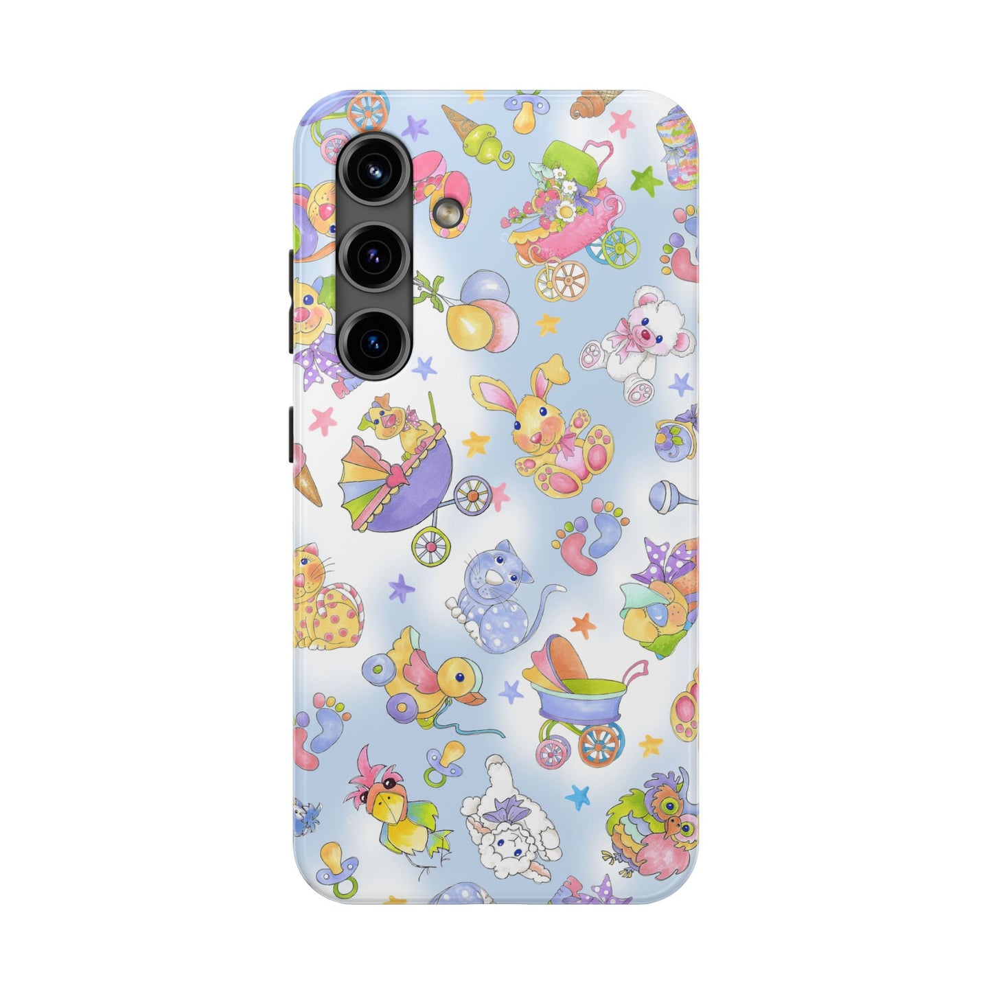 Busy Baby Blue Sky Phone Case